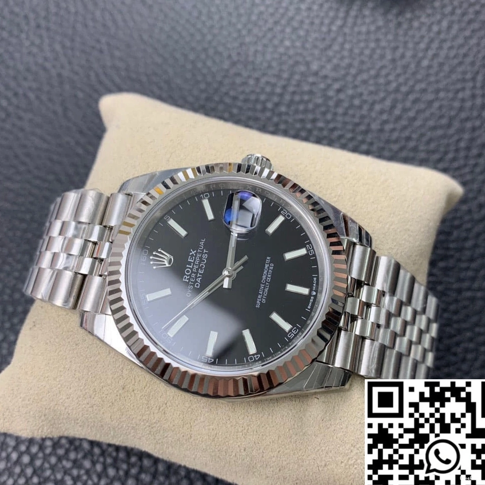 Dial Black Datejust M126334-0018 Rolex Factory EW 0505